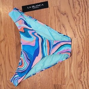 NWT La Blanca Bikini Bottom Size 8